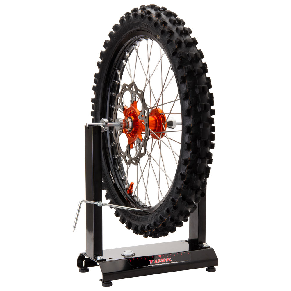 Tusk Motorcycle Wheel Balancing and Truing Stand - Factory Minibikes