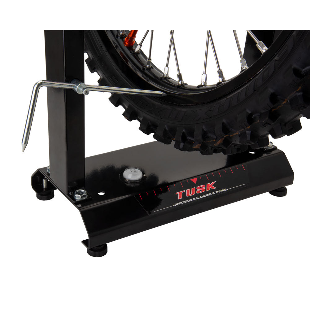 Tusk Motorcycle Wheel Balancing and Truing Stand - Factory Minibikes