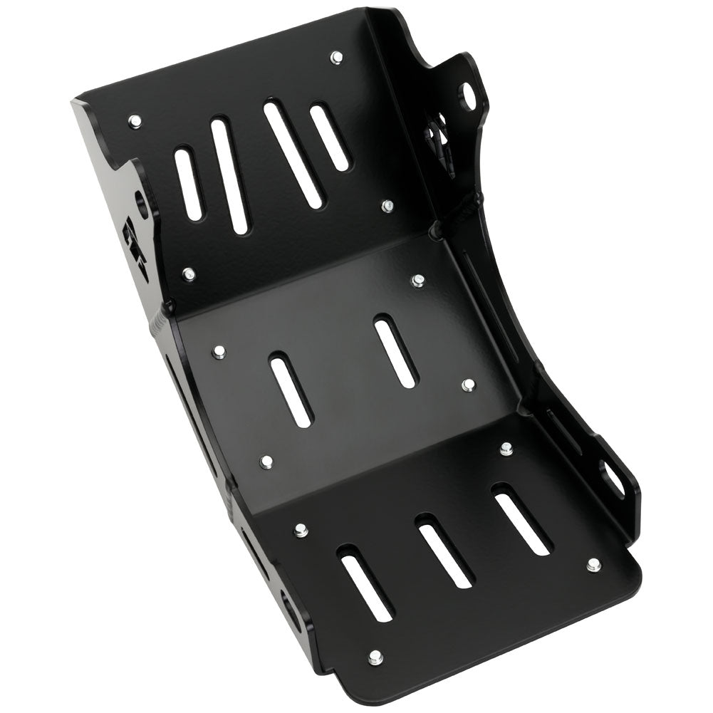Tusk Quiet Glide E-Motorcycle Skid Plate Black - Surron / Segway X160 X260 - Factory Minibikes