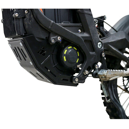 Tusk Quiet Glide E-Motorcycle Skid Plate Black - Surron / Segway X160 X260 - Factory Minibikes