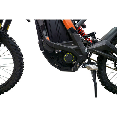 Tusk Quiet Glide E-Motorcycle Skid Plate Black - Surron / Segway X160 X260 - Factory Minibikes