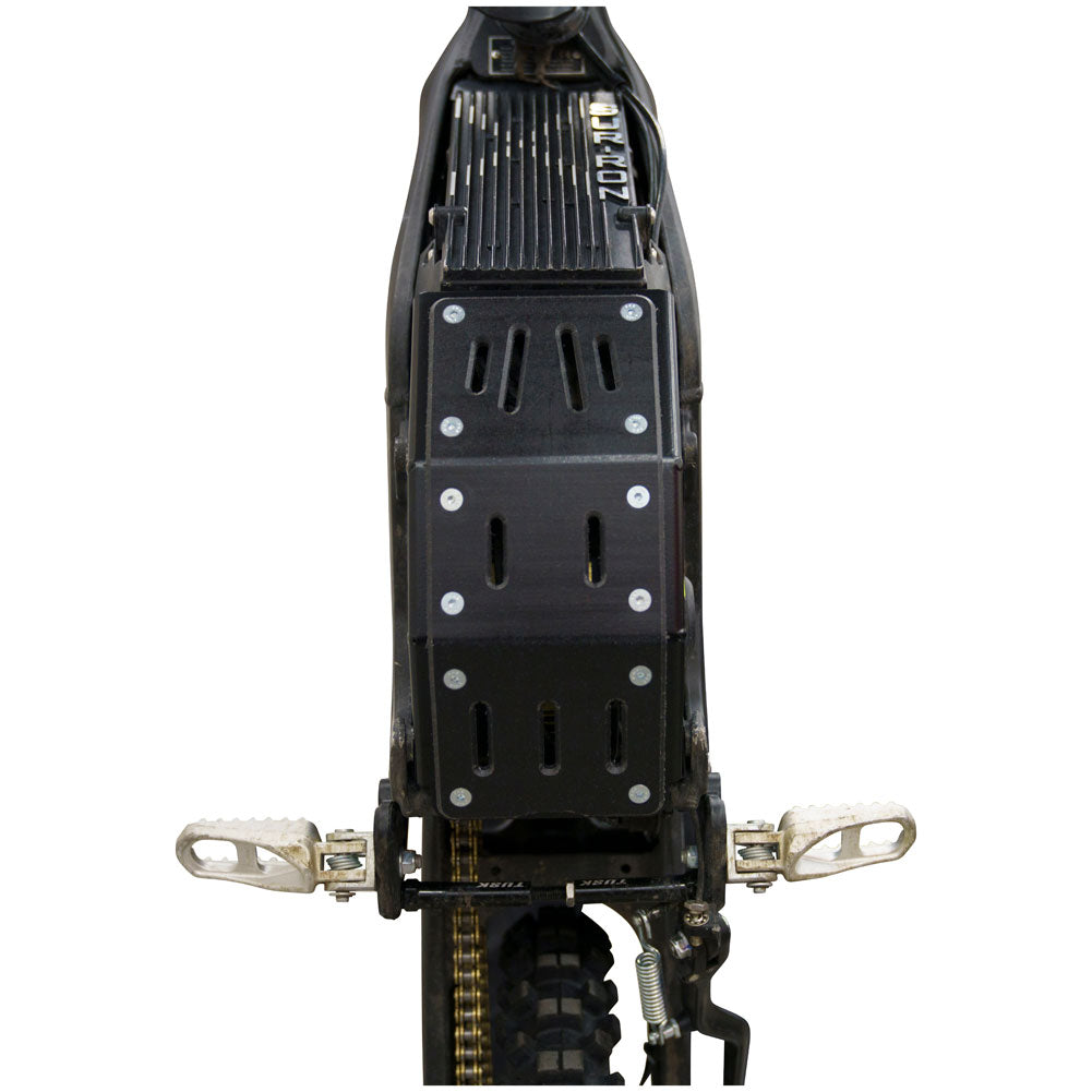Tusk Quiet Glide E-Motorcycle Skid Plate Black - Surron / Segway X160 X260 - Factory Minibikes
