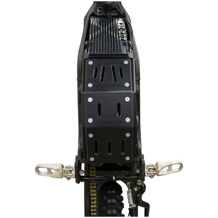 Tusk Quiet Glide E-Motorcycle Skid Plate Black - Surron / Segway X160 X260 - Factory Minibikes