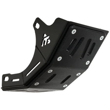 Tusk Quiet Glide E-Motorcycle Skid Plate Black - Surron / Segway X160 X260 - Factory Minibikes