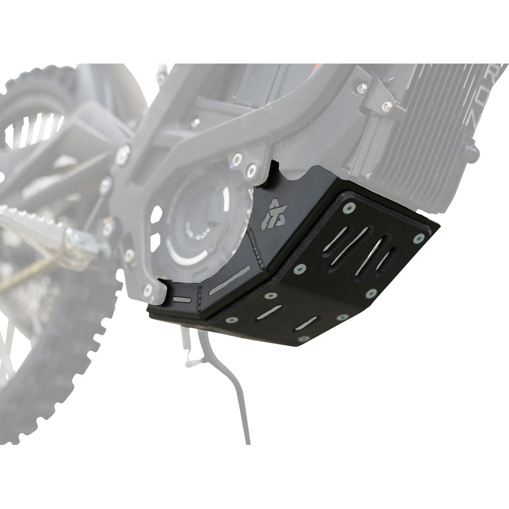 Tusk Quiet Glide E-Motorcycle Skid Plate Black - Surron / Segway X160 X260 - Factory Minibikes