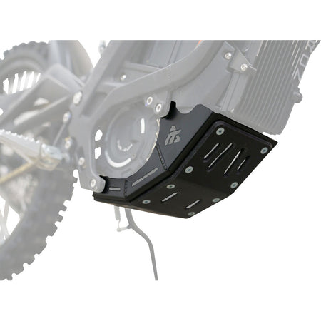 Tusk Quiet Glide E-Motorcycle Skid Plate Black - Surron / Segway X160 X260 - Factory Minibikes