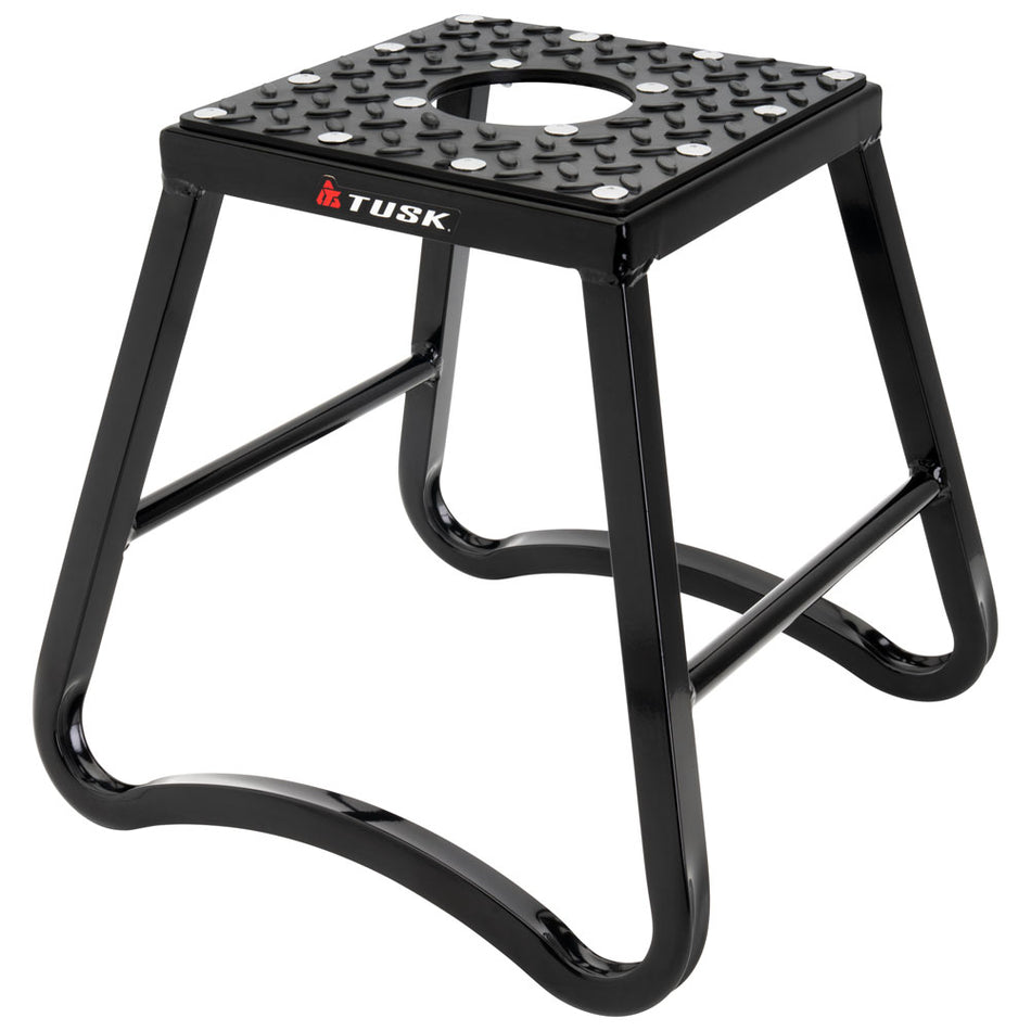 Tusk Aluminum MX Mini Stand - Black/Silver/Orange