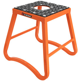 Tusk Aluminum MX Mini Stand - Black/Silver/Orange
