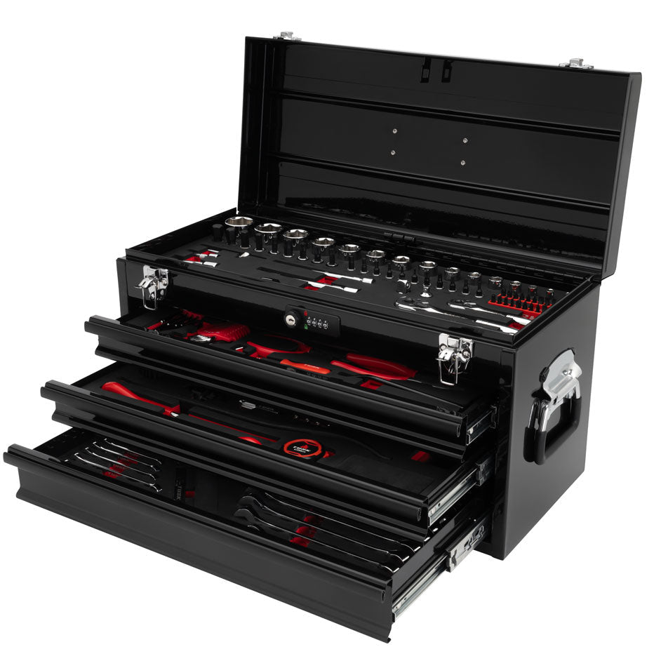 Tusk Moto Toolbox with 129-Piece Tool Set - Factory Minibikes