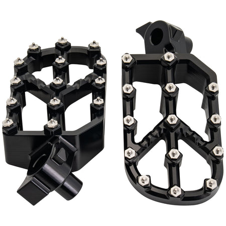 Tusk Strike Billet Moto Foot Pegs - YZ Style - Factory Minibikes