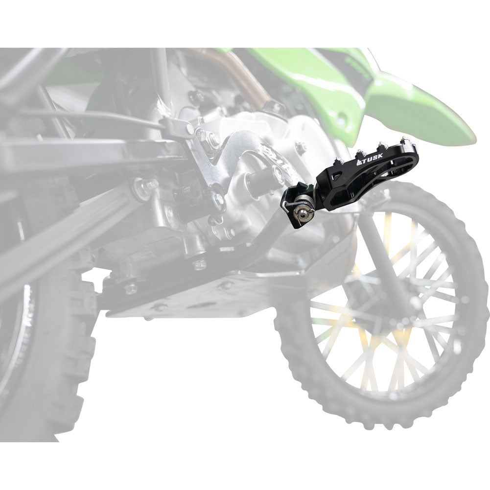 Tusk Strike Billet Moto Foot Pegs - YZ Style - Factory Minibikes