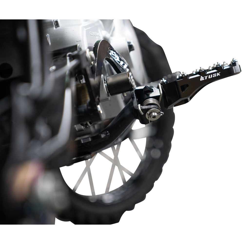 Tusk Strike Billet Moto Foot Pegs - YZ Style - Factory Minibikes