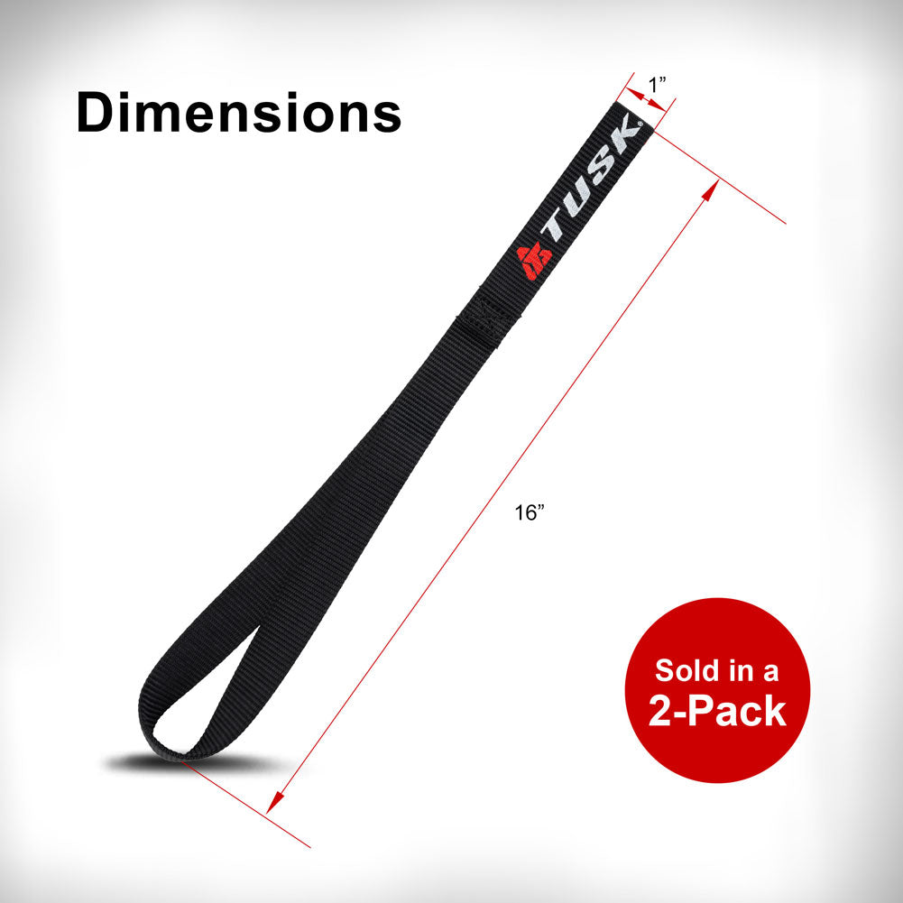 Tusk Soft Hook Tie-Down Extension Straps - Factory Minibikes