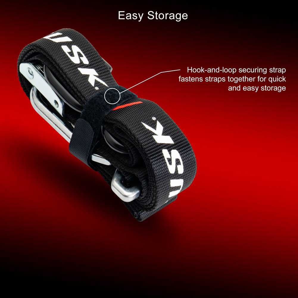 Tusk Swivel-Hook Carabiner Soft-Loop Tie Downs - Factory Minibikes