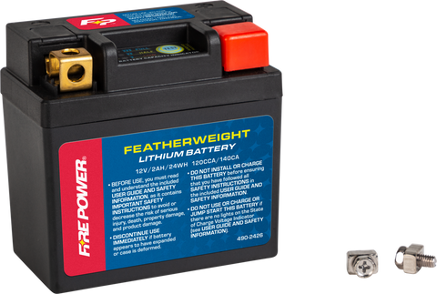 Featherweight Lithium Battery 120CCA - GROUND SHIPPING ONLY - Factory Minibikes