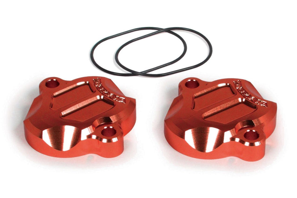 Takegawa Machined Aluminum Tappet Cover Set - KLX110 Z125 - Factory Minibikes