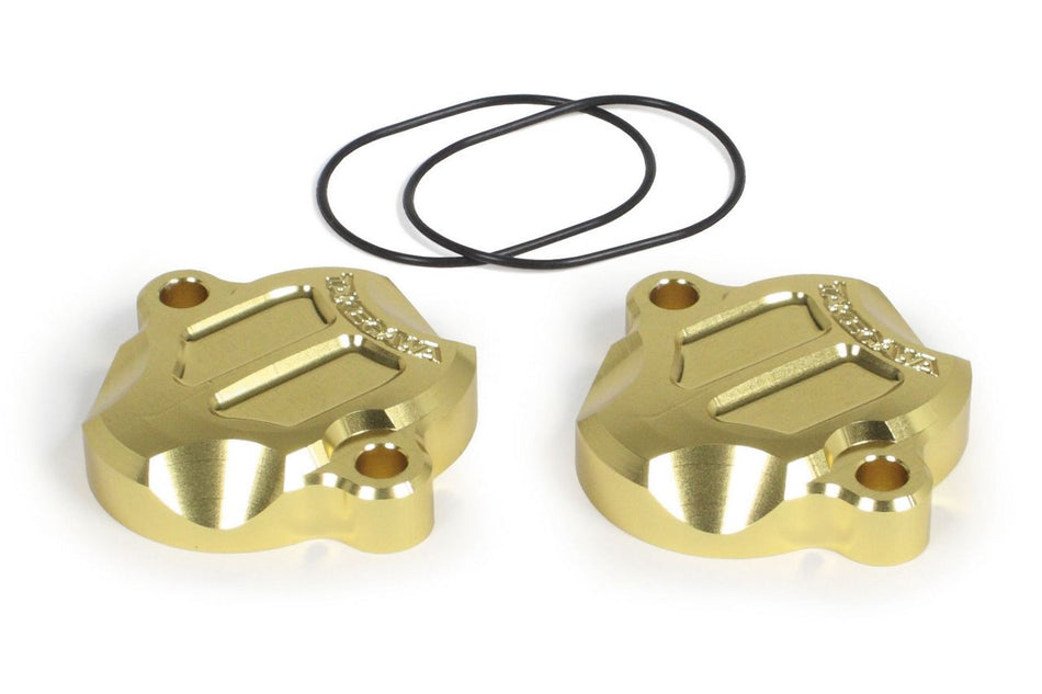 Takegawa Machined Aluminum Tappet Cover Set - KLX110 Z125 - Factory Minibikes