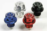 Takegawa Magnetic Oil Drain Bolt M12x1.5 - Red/Blue/Black/Silver - Factory Minibikes