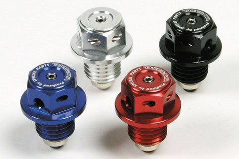Takegawa Magnetic Oil Drain Bolt M12x1.5 - Red/Blue/Black/Silver - Factory Minibikes