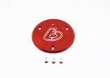Manual Clutch Billet Cover - Black/Red/Yellow - Fits TB Parts/Modenas KLX110 Manual Clutch Cover - Factory Minibikes