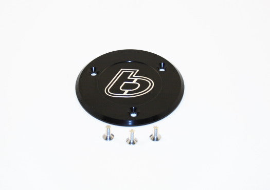 Manual Clutch Billet Cover - Black/Red/Yellow - Fits TB Parts/Modenas KLX110 Manual Clutch Cover - Factory Minibikes