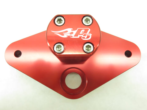 Top Clamp for 68-99 Z50 - TB Parts - Red/Black/Silver - Factory Minibikes