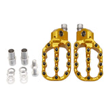 Fastway Evo Air Motorcycle Foot Pegs Kit - JTI Corso Plate or Two Bros HD Mount - YZ125 - Factory Minibikes