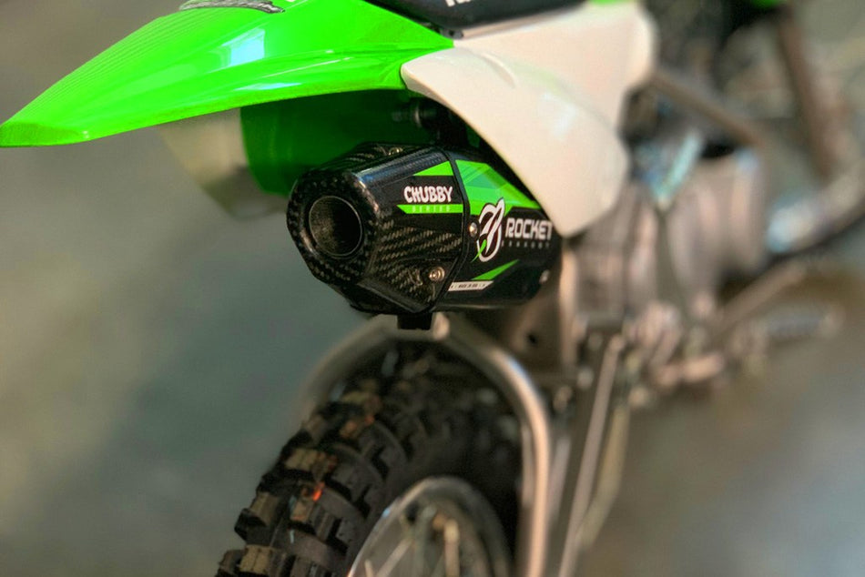 Rocket Exhaust Chubby System - KLX110/L/R - Factory Minibikes