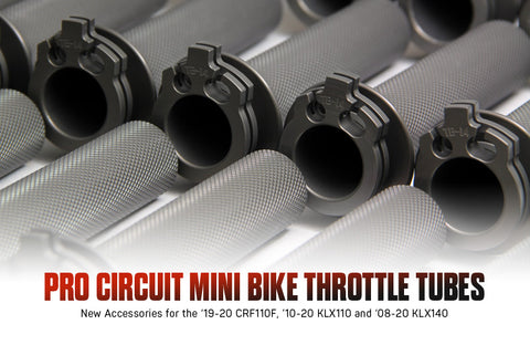 Full Size Billet 1/4 Turn Throttle Tube - 2019 and up Honda CRF110 - Factory Minibikes
