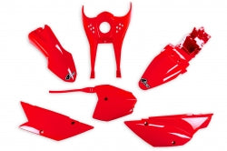 Complete Plastic Kit - Honda Red - UFO - 2010+ KLX110 & KLX110L