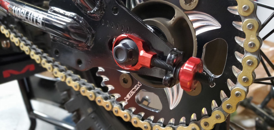 Aluminum CAT5 Rear Sprocket - CRF110 - Black - Vortex - Factory Minibikes