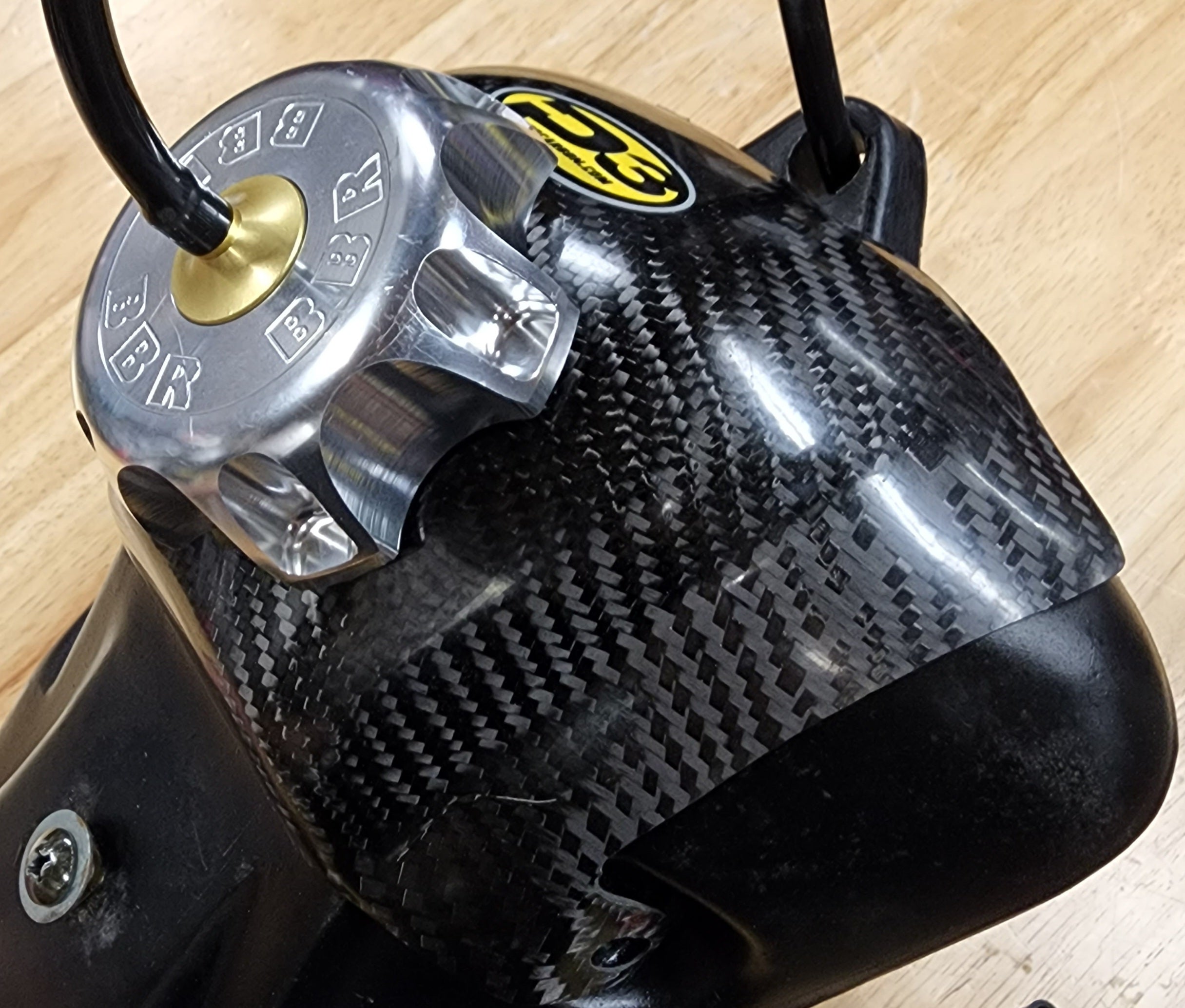 P3 Carbon Fuel Tank Cover KLX110 KX65 – Factory Minibikes