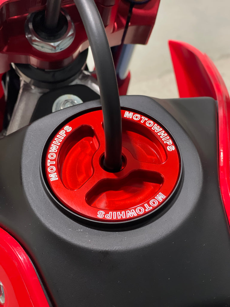 MotoWhips Billet Gas Cap 2019+ Honda CRF110 & CRF125F Factory Minibikes