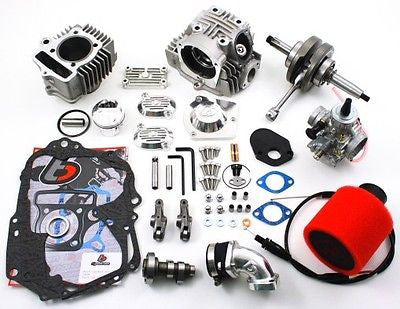 108cc V2 Race Head Mikuni VM26 Carb & Bore Kit - CRF50 XR50 CRF70 XR70 - TBW9118 - Factory Minibikes