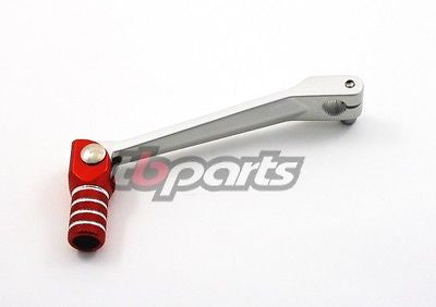 TB Aluminum Folding Shifter - Red - Honda CRF/XR 80/100 - TBW1084 - Factory Minibikes