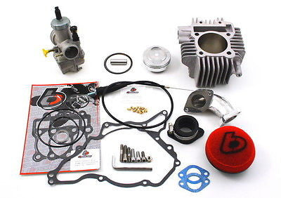 TB Parts 165cc 64mm Bore & 28mm Carb Kit - Kawasaki KLX110 165 177 DRZ - TBW9031 - Factory Minibikes