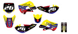 2020 Pitster Pro FSE190R Factory Minibikes Custom Graphics Kit w/ Name & Numbers - Factory Minibikes