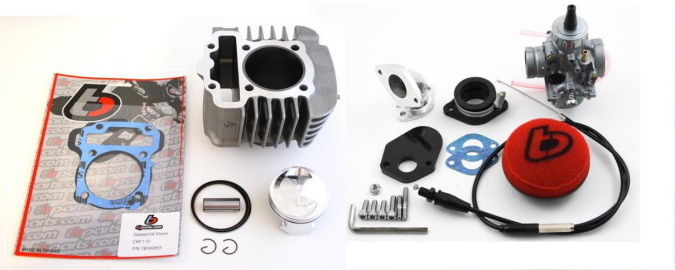 132cc 55mm Big Bore VM26 Carb Kit - 13-18 Honda CRF110 - TBW9141 - Factory Minibikes