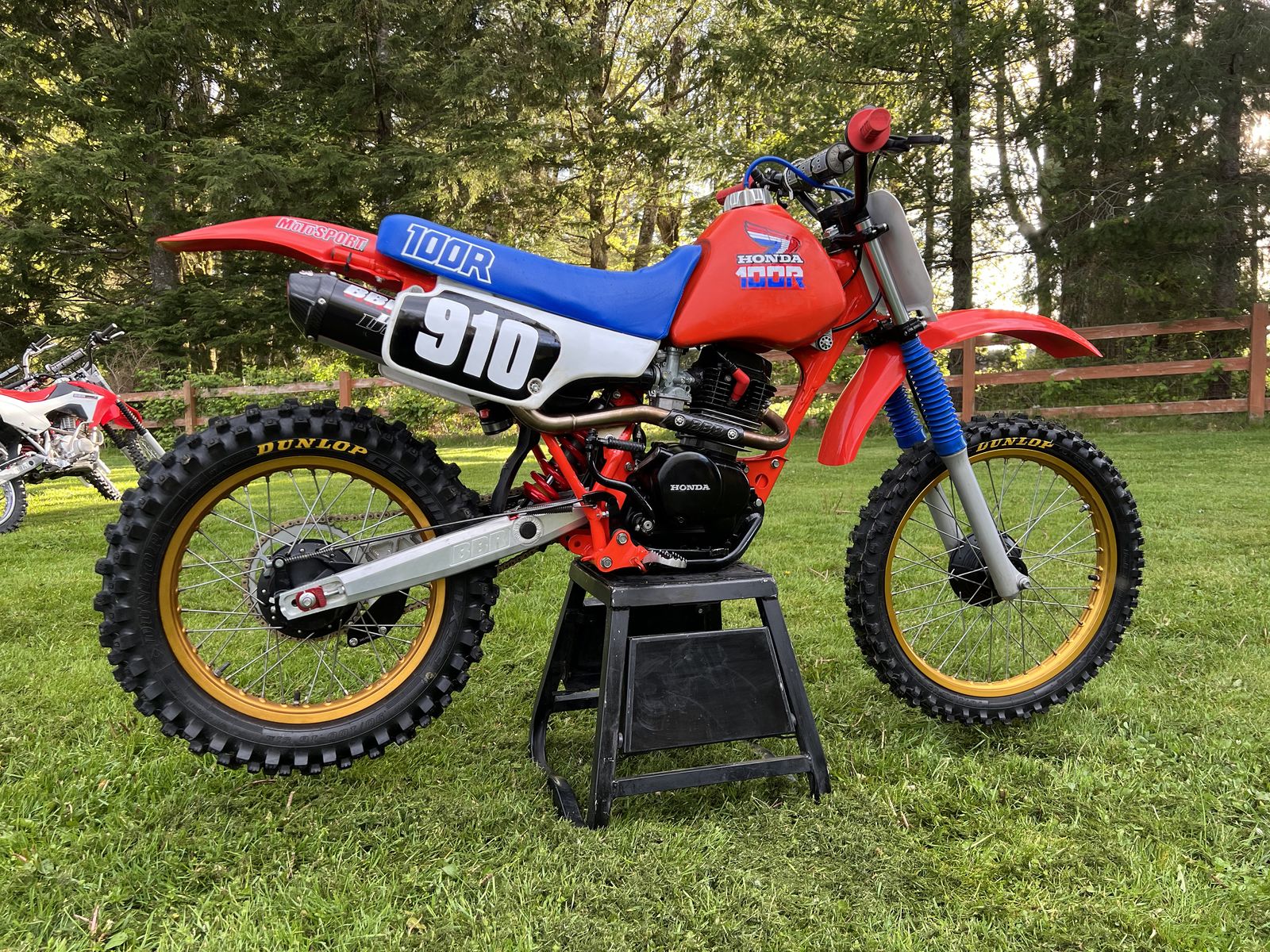 BBR Pro Comp Swingarm Kit w/ Elka Stage 4 Shock - CRF125FB & CRF/XR100 - Factory Minibikes