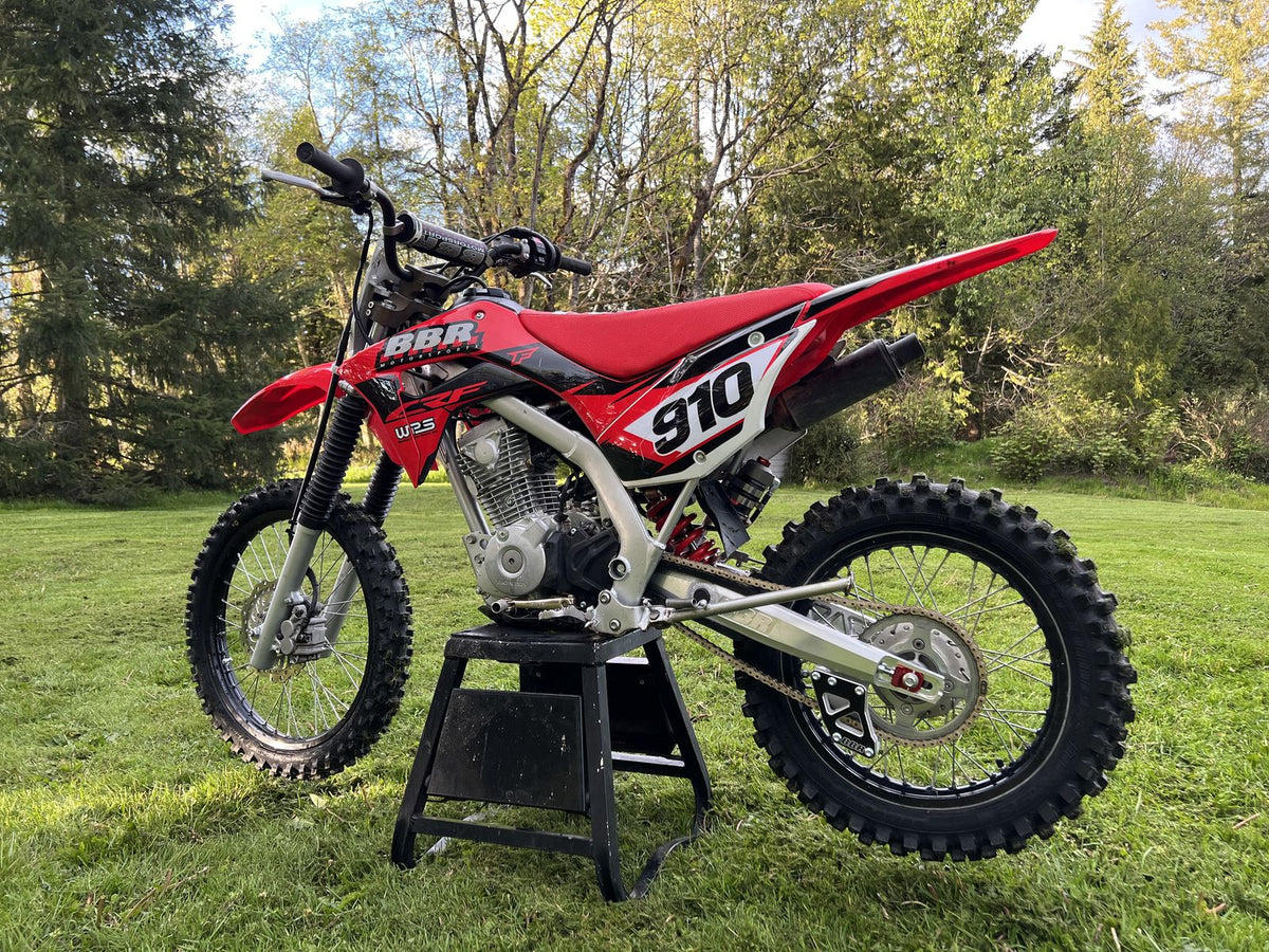 BBR Pro Comp Swingarm Kit w/ Elka Stage 4 Shock - CRF125FB & CRF/XR100 - Factory Minibikes