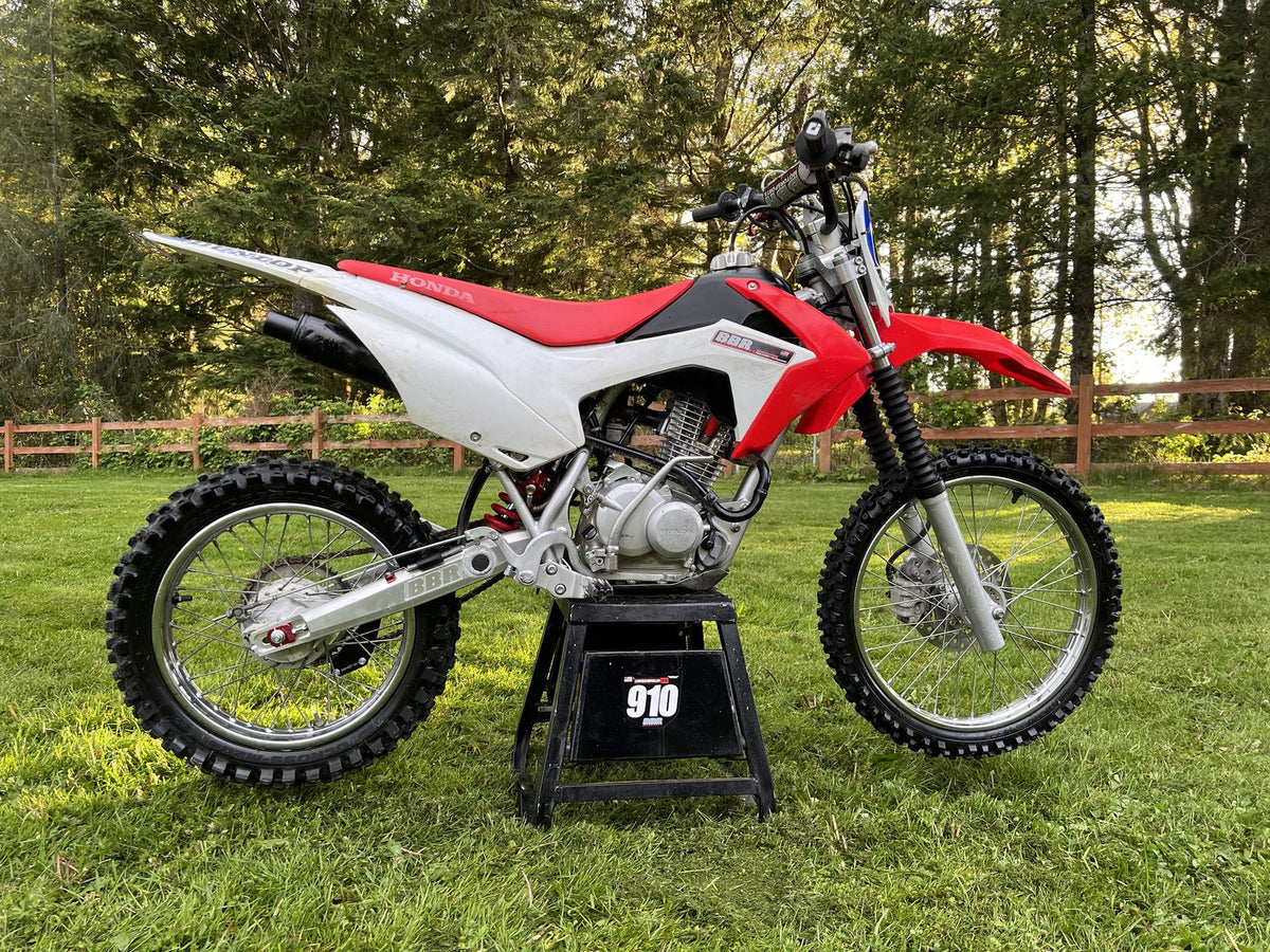 BBR Pro Comp Swingarm Kit w/ Elka Stage 4 Shock - CRF125FB & CRF/XR100 - Factory Minibikes