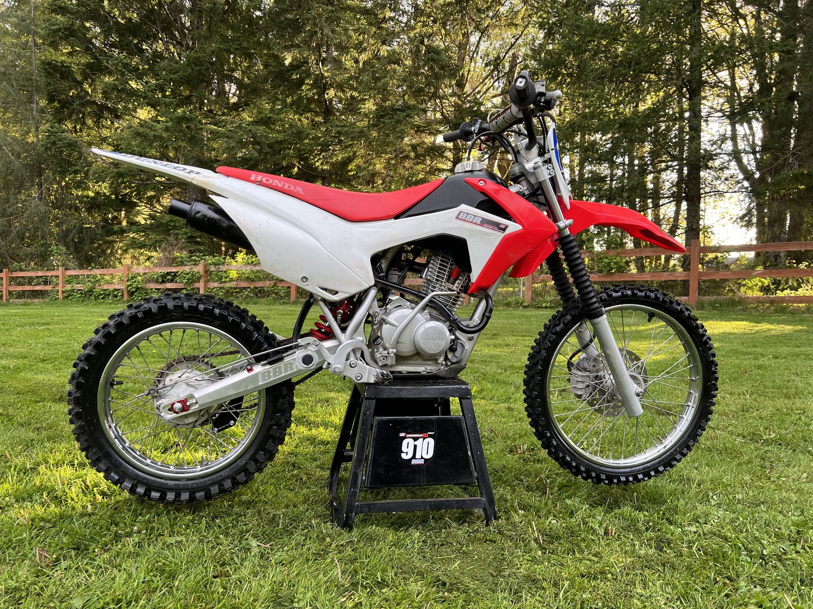 BBR Pro Comp Swingarm Kit w/ Elka Stage 4 Shock - CRF125FB & CRF/XR100 - Factory Minibikes