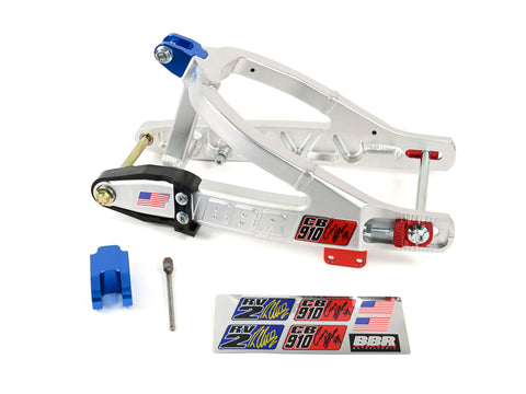 NEW!!! BBR +1.75" Stock Comp Signature Series Extended Swingarm - KLX110 & 110L - Factory Minibikes