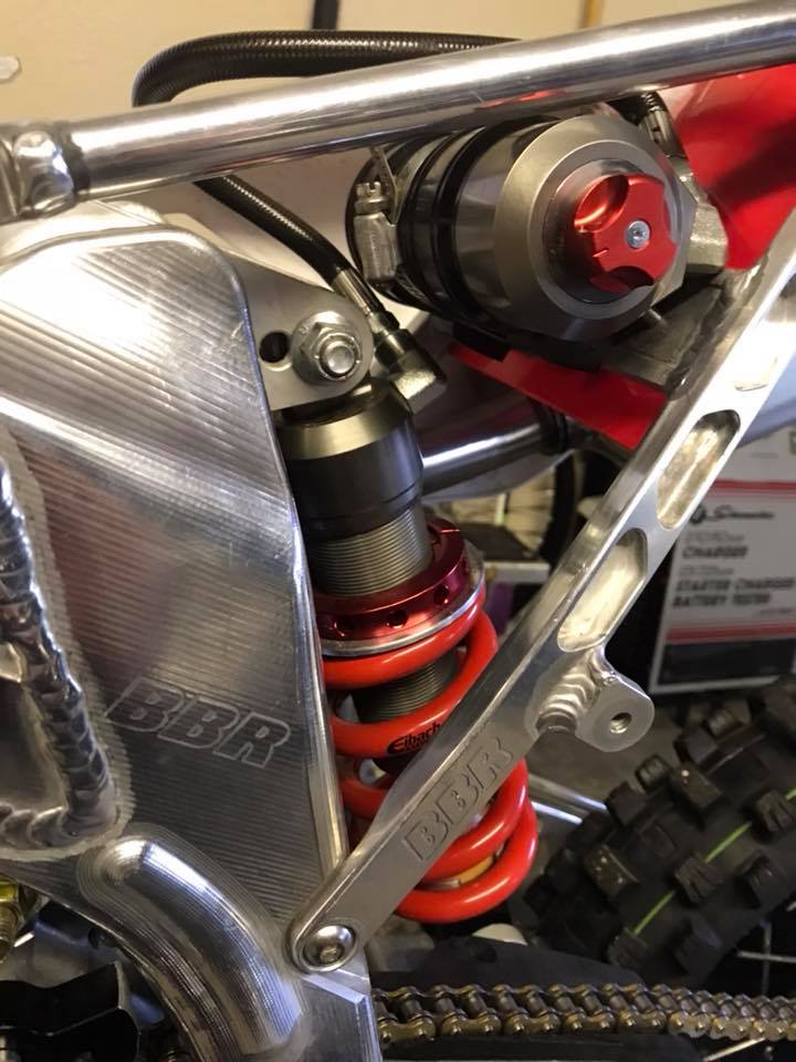 Elka Stage 4 Mini Series MX Style Remote Reservoir Shock - Factory Minibikes