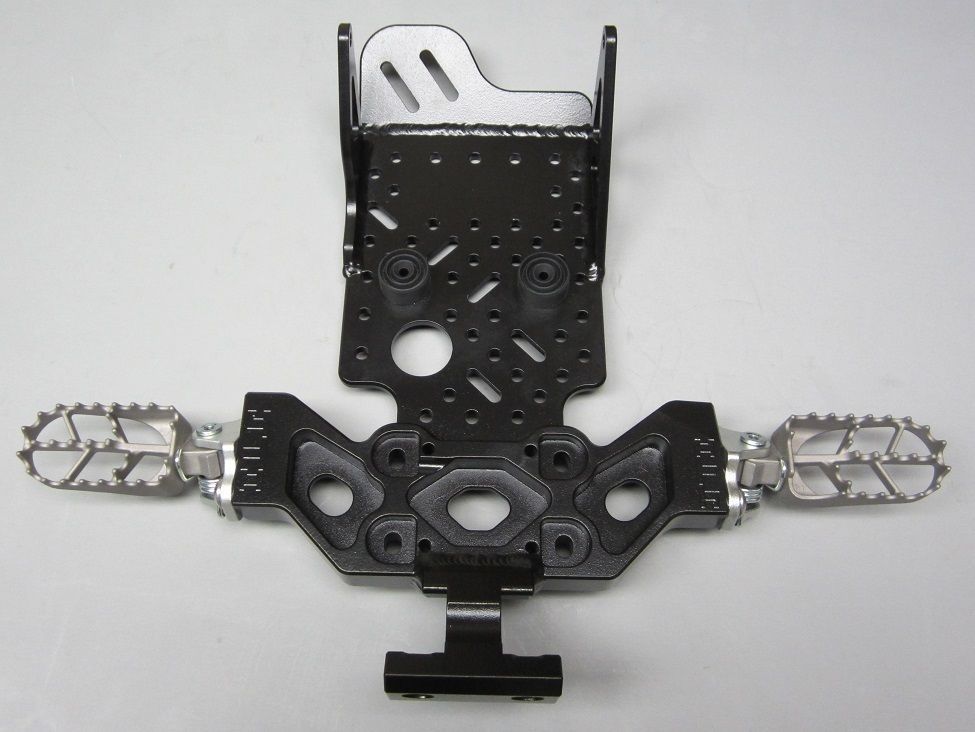 JTI Corso Plate KLX 110 KLX110L Footpeg Peg Mount w/ Cradle and