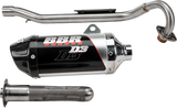 BBR D3 Exhaust w/ Carbon End Cap - KLX110 - Factory Minibikes