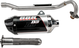 BBR D3 Exhaust w/ Carbon End Cap - 2019-Current CRF110F - Factory Minibikes