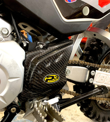 P3 Carbon Sprocket Cover - Factory Minibikes