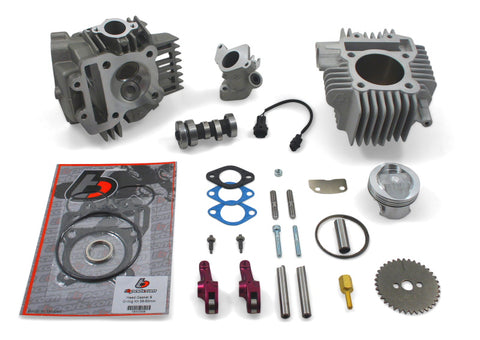 TB Parts 143cc Big Bore Kit (incl. Race Head V2, & Intake Manifold Kit) - TBW9175 - Factory Minibikes