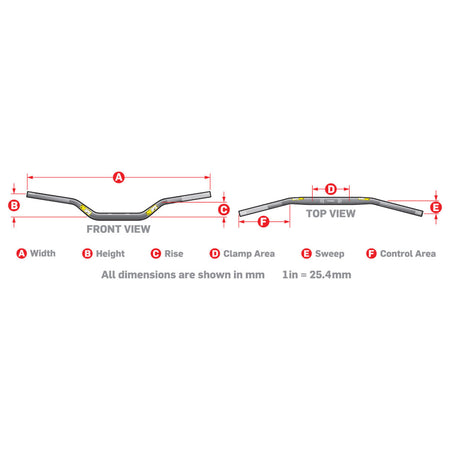 KLX110 Bend Pro Taper SE 7/8